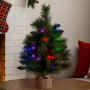 Christabelle 61cm Battery-Operated Christmas Tree with Multi-Function Lights - Dorset Pine thumbnail 6