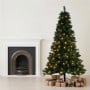 Christabelle 1.8m 6ft Pre-Lit Green Artificial Christmas Tree Dorset Pine 160 Multi-Function LEDs & Metal Stand thumbnail 4