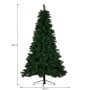 Christabelle 1.8m 6ft Pre-Lit Green Artificial Christmas Tree Dorset Pine 160 Multi-Function LEDs & Metal Stand thumbnail 6