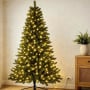 Christabelle 1.8m 6ft Pre-Lit Green Artificial Christmas Tree Dorset Pine 160 Multi-Function LEDs & Metal Stand thumbnail 15