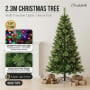 Christabelle 7.5ft 2.3m Dorset Pine Green Pre-Lit Artificial Christmas Tree, 220 Multi-Function LEDs & Metal Stand thumbnail 3