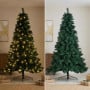 Christabelle 7.5ft 2.3m Dorset Pine Green Pre-Lit Artificial Christmas Tree, 220 Multi-Function LEDs & Metal Stand thumbnail 9