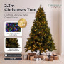 Christabelle 2.3m 7.5ft Grand Sierra Christmas Tree Pre Lit Multi Function LED Memory Wire Artificial Indoor Xmas Decor thumbnail 2
