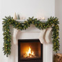 Christabelle 2.74m Highland Pine Christmas Garland Pre Lit Warm White LED Mantel Staircase Xmas Decoration Home thumbnail 3
