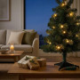 Christabelle 61cm 2ft Highland Pine Christmas Tree Pre Lit Warm White LED Timer Tabletop Artificial Indoor Xmas Decor thumbnail 8