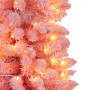Christabelle 1.8m 6ft Pink Fairy Floss Christmas Tree Pre Lit RGB LED Flocked Slim Artificial Indoor Xmas Decor Home thumbnail 13