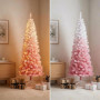 Christabelle 1.8m 6ft Pink Ombre Christmas Tree Pre Lit Warm White LED Foliage Artificial Indoor Xmas Decor Home thumbnail 8