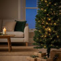 Christabelle 2.3m 7.5ft Pencil Pine Christmas Tree Pre Lit Multi Function LED Slim Artificial Indoor Xmas Decor Home thumbnail 5