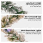 Christabelle 2.7m Snowy Christmas Garland Dorset Pine Pre-Lit with Multi-Function LED Lights Door Decoration thumbnail 6