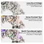 Christabelle 61cm Christmas Wreath Snowy Dorset Pine with Multi-Function LED Lights Tree Door Decoration Ornament thumbnail 6