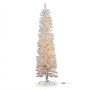 Christabelle 1.8m 6ft White Fairy Floss Christmas Tree Pre Lit RGB LED Flocked Slim 20 Modes Festive Holiday Decoration thumbnail 1