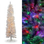 Christabelle 1.8m 6ft White Fairy Floss Christmas Tree Pre Lit RGB LED Flocked Slim 20 Modes Festive Holiday Decoration thumbnail 11