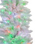 Christabelle 1.8m 6ft White Fairy Floss Christmas Tree Pre Lit RGB LED Flocked Slim 20 Modes Festive Holiday Decoration thumbnail 13