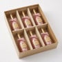 Christabelle 6 Pink Glass Christmas Baubles Champagne Bottle Novelty 14cm Xmas Tree Decorations Hanging Ornaments thumbnail 4