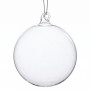 Christabelle Box of 6 Pure Clear Glass Baubles with Iridescent Shine thumbnail 3