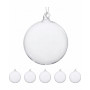 Christabelle Box of 6 Pure Clear Glass Baubles with Iridescent Shine thumbnail 1