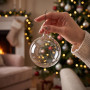 Christabelle Box of 6 Pure Clear Glass Baubles with Iridescent Shine thumbnail 2