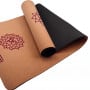 Powertrain Cork Yoga Mat with Carry Straps Home Gym Pilate Chakras thumbnail 5