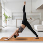 Powertrain Cork Yoga Mat with Carry Straps Home Gym Pilate Exercise Plain thumbnail 5