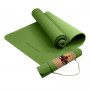 Powertrain Eco Friendly TPE Yoga Mat Exercise Pilates - Green thumbnail 1