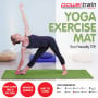 Powertrain Eco Friendly TPE Yoga Mat Exercise Pilates - Green thumbnail 8