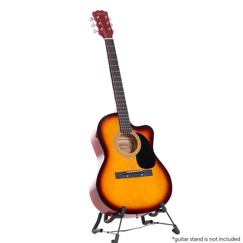 Karrera Acoustic Cutaway 40in Guitar Sunburst acg40sb OZappliances