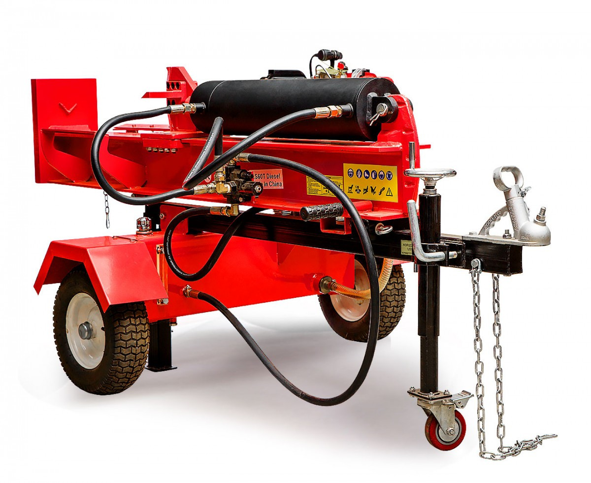 Yukon Diesel Log Splitter Wood Cutter 60Ton Farm & Rural Trade