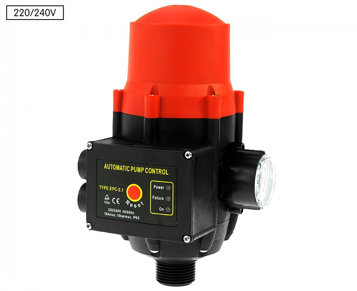 Automatic Water Pump Pressure Switch Controller Red