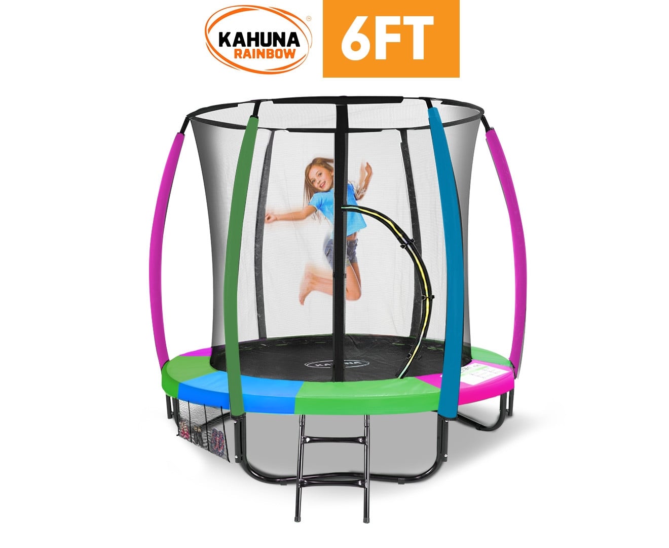 Kahuna Trampoline 6ft Rainbow