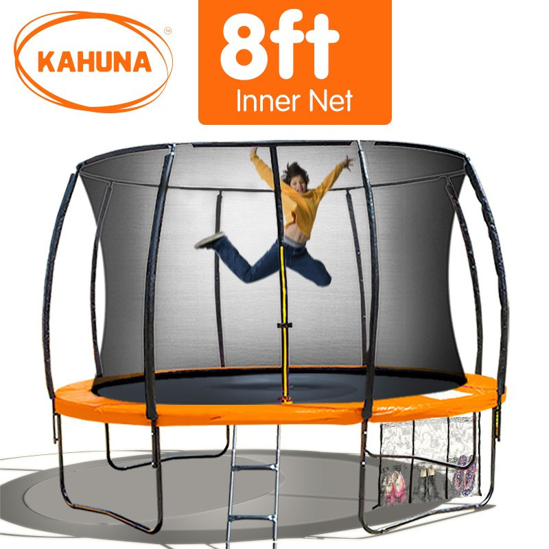 Kahuna Trampoline 8 ft Orange Trampolines Fitness