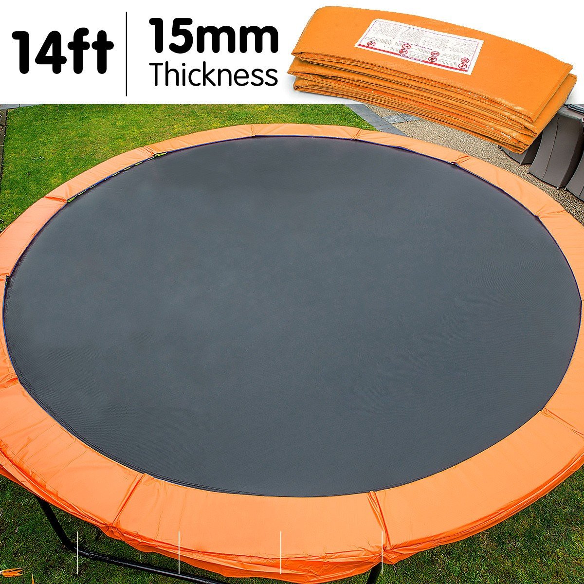 Kahuna Replacement Trampoline Spring Safety Pad 14ft Orange