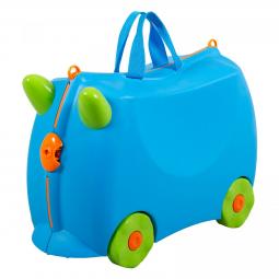 Kiddicare Bon Voyage Kids Ride On Suitcase Luggage Blue