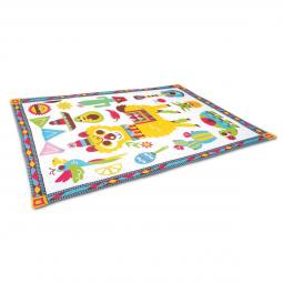 Yookidoo Fiesta Kids Baby Activity Playmat to Bag with Musical Rattle