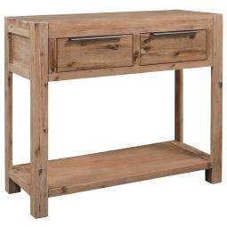 Console Table 82x33x73 Cm Solid Acacia Wood