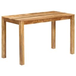 Dining Table Solid Mango Wood 120x60x76 Cm