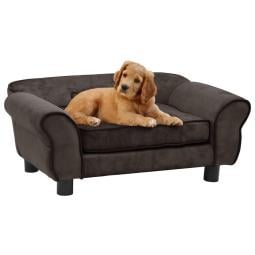 Dog Sofa Brown 72x45x30 Cm Plush