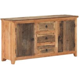 Sideboard 140x40x75 Cm Solid Reclaimed Wood