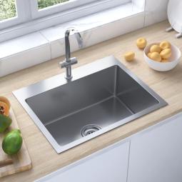 148760  Handmade Kitchen Sink Stainless Steel