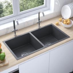 148773  Handmade Kitchen Sink Black Stainless Steel