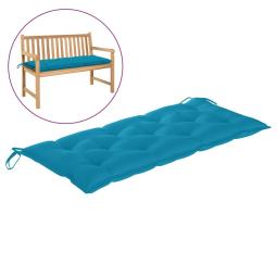 Garden Bench Cushion Light Blue 120x50x7 Cm Fabric
