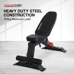 Powertrain GEN2 40KG Adjustable Dumbbell Set with Heavy-Duty FID Bench
