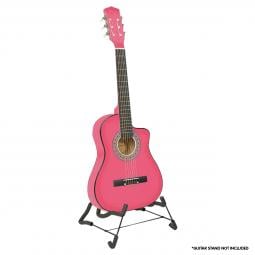 Karrera Childrens Acoustic Guitar - Pink