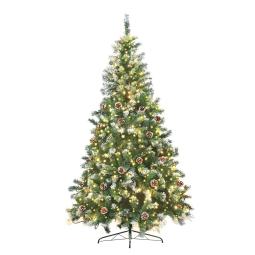 Christabelle 2.1m Pre Lit LED Christmas Tree with Pine Cones