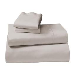 1000 Thread Count Cotton Rich King Bed Sheets 4-Piece Set - Silver