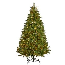 7.5ft Christmas Tree with Lights - Evergreen