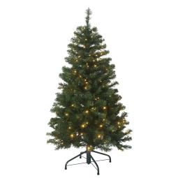 137cm Pine Slimline Christmas Tree with Lights
