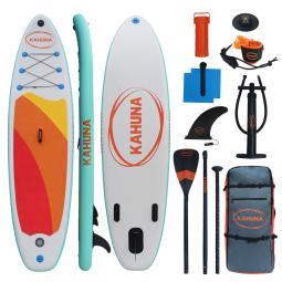 Kahuna Hana Inflatable Stand Up Paddle Board 11FT w/ iSUP Accessories