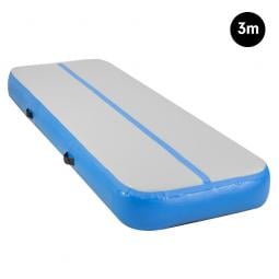 3m Inflatable Yoga Mat Gym Exercise 20cm Air Track Tumbling - Blue