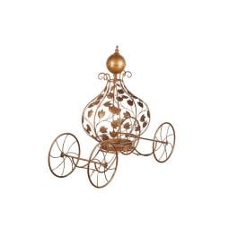 Carriage Display - Antique Gold Metal, 153cm