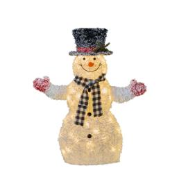 100cm Christmas Snowman with Lights